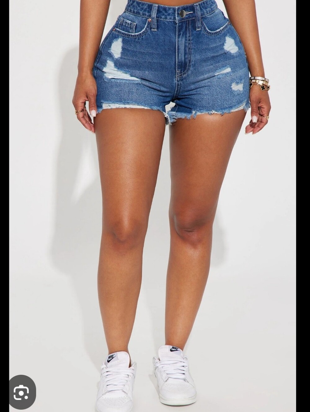 Denim Distressed Women's Shorts Size 10 By A.N.A